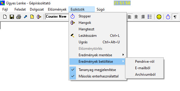 Eredmények betöltése